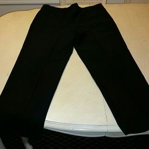 36x30 Zanella Black Wool Dress Pants/Trousers.